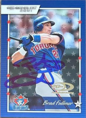 Brad Fullmer Signed 2001 Donruss Baseball Card - Toronto Blue Jays #94