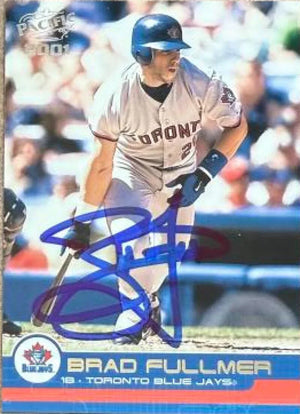 Brad Fullmer Signed 2001 Pacific Baseball Card - Toronto Blue Jays #443