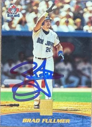 Brad Fullmer Signed 2001 Topps Reserve Baseball Card - Toronto Blue Jays #82