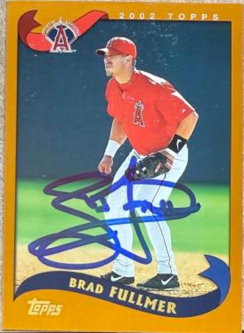 Brad Fullmer Signed 2002 Topps Traded & Rookies Baseball Card - Anaheim Angels #T78 SP