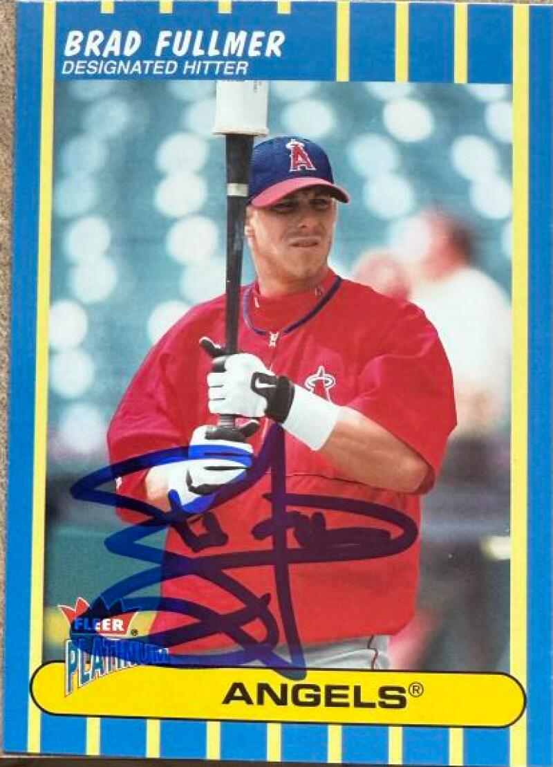 Brad Fullmer Signed 2003 Fleer Platinum Baseball Card - Anaheim Angels #139