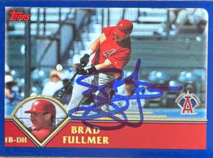 Brad Fullmer Signed 2003 Topps Baseball Card - Anaheim Angels #74