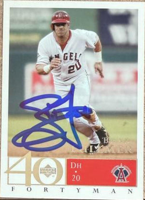 Brad Fullmer Signed 2003 Upper Deck 40-Man Baseball Card - Anaheim Angels #13