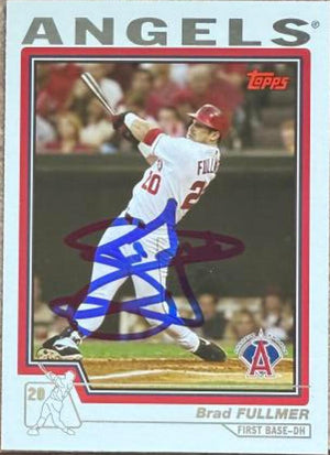 Brad Fullmer Signed 2004 Topps Baseball Card - Anaheim Angels #103