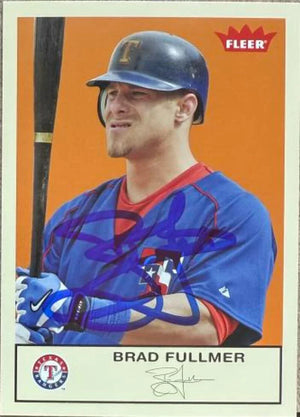 Brad Fullmer Signed 2005 Fleer Tradition Baseball Card - Texas Rangers #55