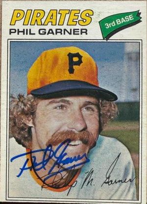 Phil Garner Autographed 1977 O-Pee-Chee Baseball Card - Pittsburgh Pirates