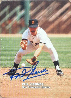 Phil Garner Autographed 1988 Mother's Cookie Baseball Card - San Francisco Giants
