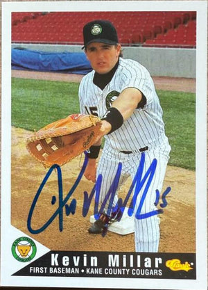 Kevin Millar Signed 1994 Classic Best Kane County Cougars Baseball Card #16