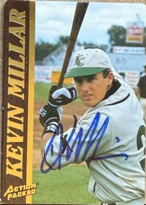 Kevin Millar Signed 1995 Action Packed Scouting Report Baseball Card #51