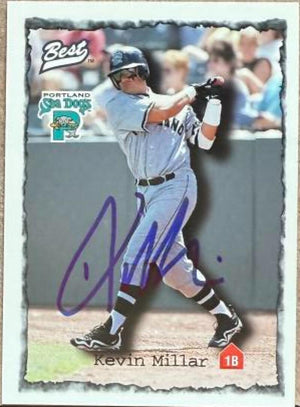Kevin Millar Signed 1997 Best Baseball Card - Portland Sea Dogs #68