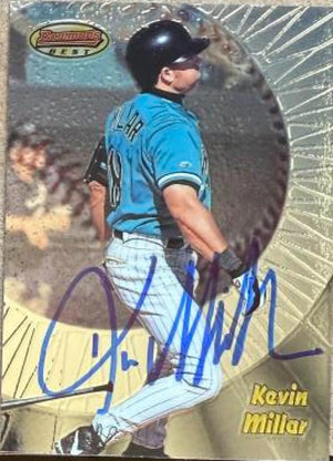 Kevin Millar Signed 2001 Bowman's Best Baseball Card - Florida Marlins #122 RC