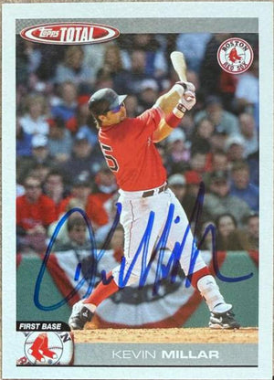 Kevin Millar Signed 2004 Topps Total Baseball Card - Boston Red Sox #273