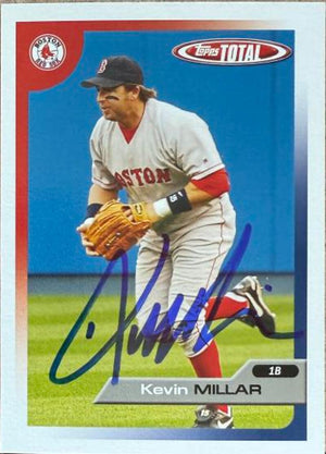 Kevin Millar Signed 2005 Topps Total Baseball Card - Boston Red Sox #398