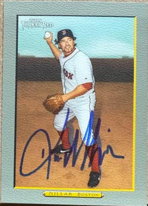 Kevin Millar Signed 2005 Topps Turkey Red Baseball Card - Boston Red Sox #124