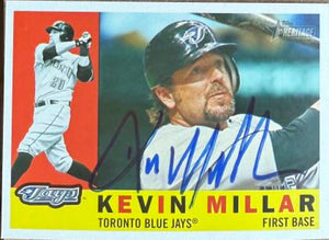 Kevin Millar Signed 2009 Topps Heritage Baseball Card - Toronto Blue Jays #623