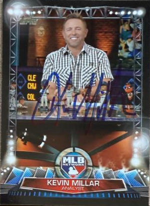 Kevin Millar Signed 2017 Topps MLB Network Baseball Card #MLBN-1
