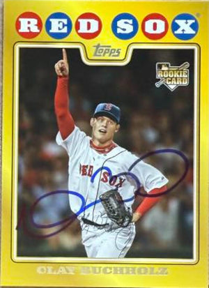 Clay Buchholz Signed 2008 Topps Kmart Baseball Card - Boston Red Sox #RV5