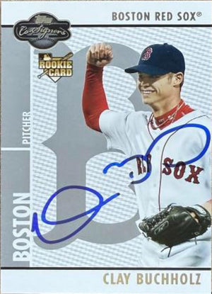 Clay Buchholz Signed 2008 Topps Co-Signers Baseball Card - Boston Red Sox #100