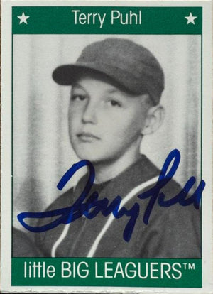 Terry Puhl Signed 1991 More LIttle Big Leaguers Baseball Card - Houston Astros