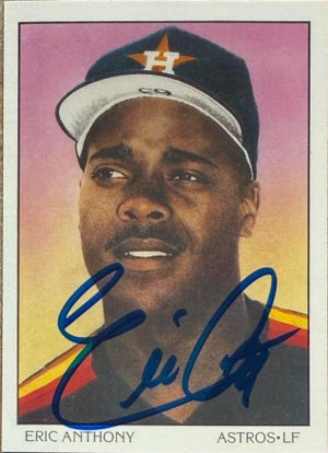 Eric Anthony Signed 1990 Score Rookie Dream Team Baseball Card - Houston Astros #B10