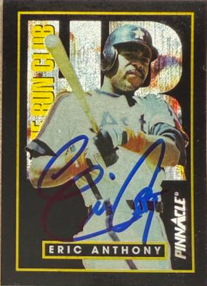 Eric Anthony Signed 1993 Pinnacle Home Run Club Baseball Card - Houston Astros #34 PR200000