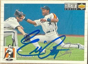 Eric Anthony Signed 1994 Collector's Choice Silver Signature Baseball Card - Houston Astros #38