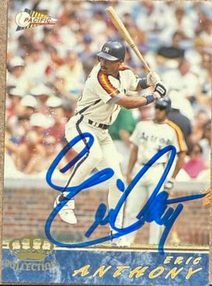Eric Anthony Signed 1994 Pacific Baseball Card - Houston Astros #256
