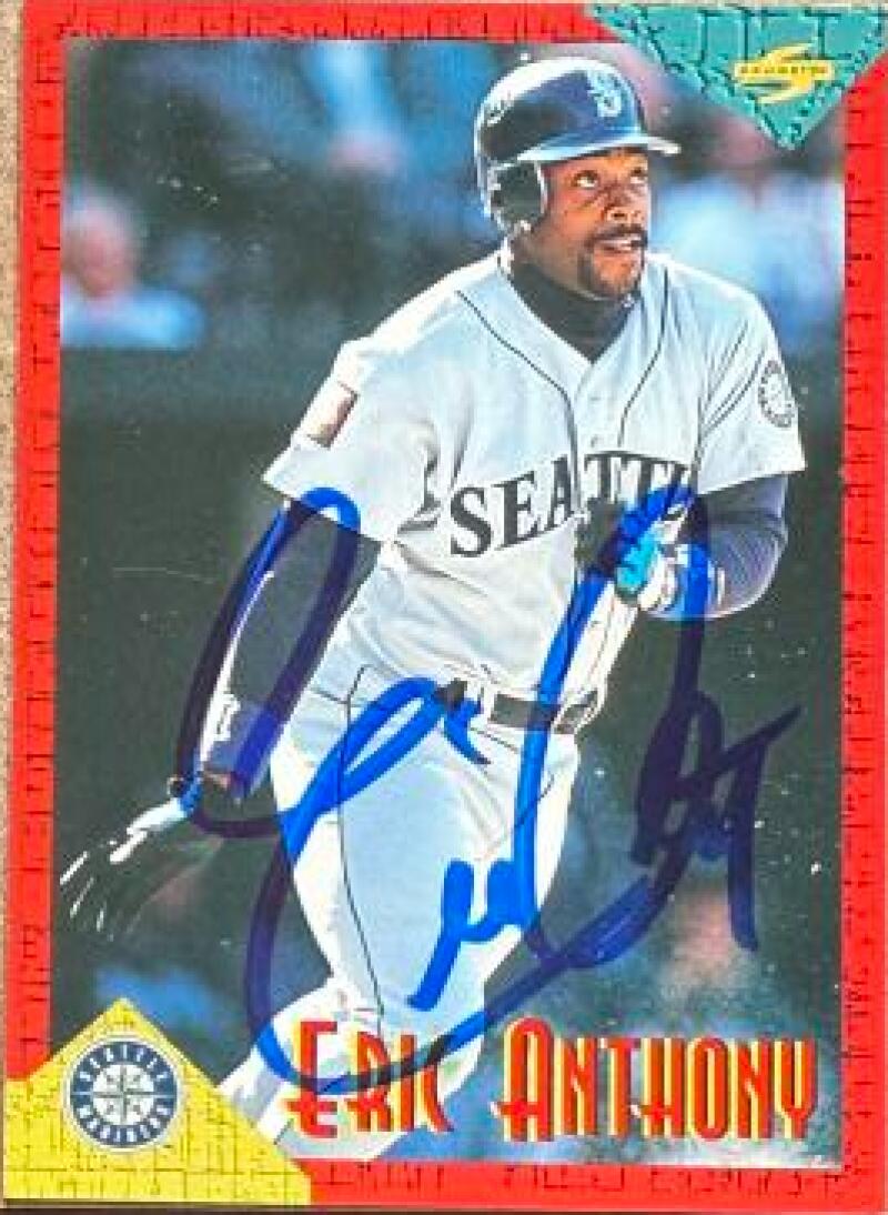 Eric Anthony Signed 1994 Score Rookie & Traded Baseball Card - Seattle Mariners #RT27