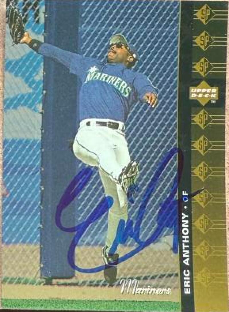 Eric Anthony Signed 1994 SP Baseball Card - Seattle Mariners #102