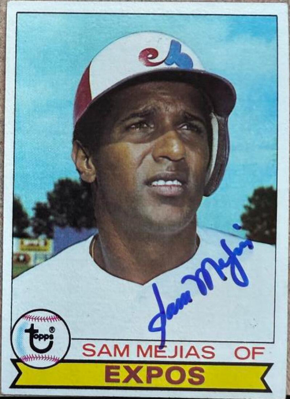Sam Mejias Signed 1979 Topps Baseball Card - Montreal Expos