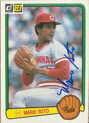 Mario Soto Signed 1983 Donruss Baseball Card - Cincinnati Reds