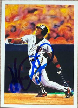 Kevin Mitchell Signed 1989 Score Scoremasters Baseball Card - San Francisco Giants #12
