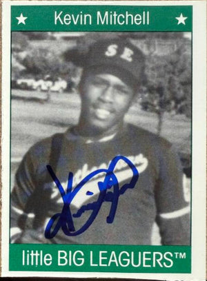 Kevin Mitchell Signed 1991 More Little Big Leaguers Baseball Card - San Francisco Giants #NNO