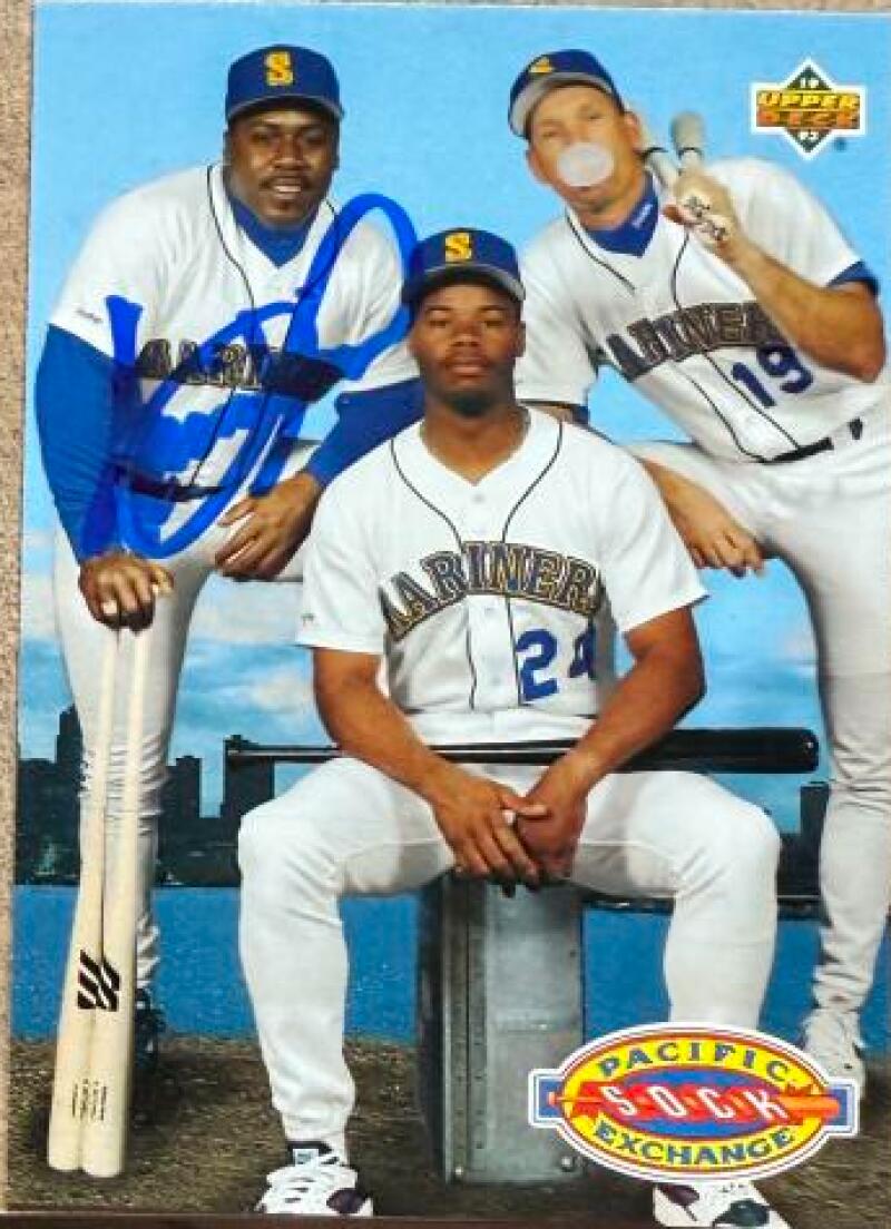 Kevin Mitchell Signed 1993 Upper Deck Baseball Card - Seattle Mariners #55