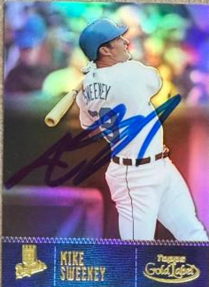 Mike Sweeney Signed 2001 Topps Gold Label Baseball Card - Kansas City Royals