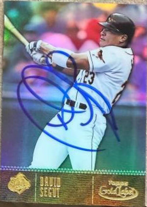 David Segui Signed 2001 Topps Gold Label Baseball Card - Baltimore Orioles