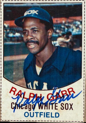 Ralph Garr Signed 1977 Hostess Baseball Card - Chicago White Sox