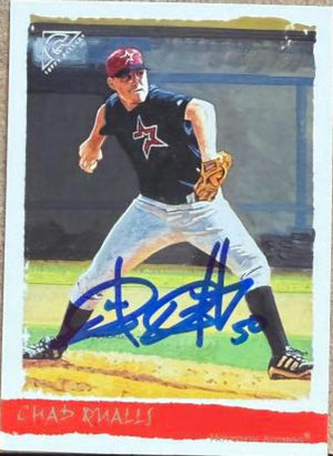 Chad Qualls Autographed 2002 Topps Gallery Baseball Card - Houston Astros