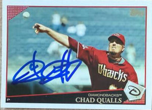 Chad Qualls Autographed 2009 Topps Baseball Card - Arizona Diamondbacks