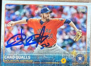Chad Qualls Autographed 2015 Topps Update Baseball Card - Houston Astros