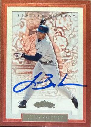 Lance Berkman Signed 2002 Fleer Showcase Baseball Card - Houston Astros #30