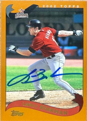 Lance Berkman Signed 2002 Topps Baseball Card - Houston Astros #470