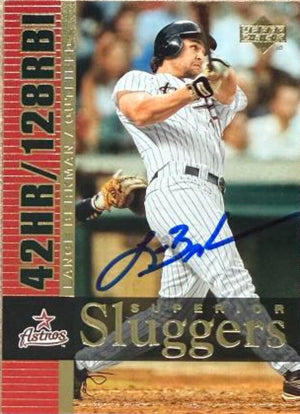 Lance Berkman Signed 2003 Upper Deck Superior Sluggers Baseball Card - Houston Astros #S7