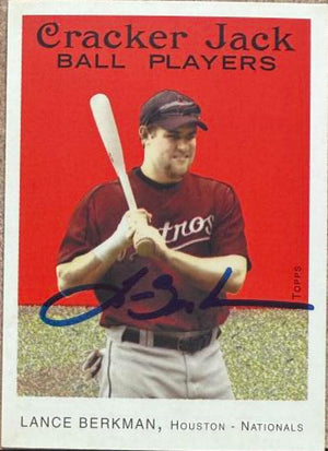 Lance Berkman Signed 2004 Topps Cracker Jack Baseball Card - Houston Astros #147
