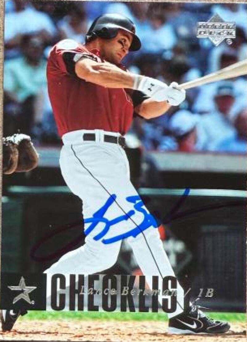 Lance Berkman Signed 2006 Upper Deck Baseball Card - Houston Astros #1232