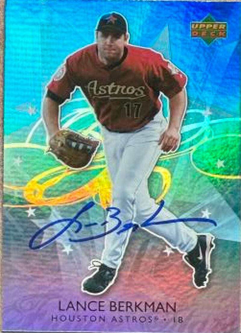 Lance Berkman Signed 2006 Upper Deck Future Stars Baseball Card - Houston Astros #31