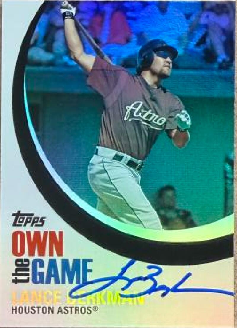 Lance Berkman Signed 2007 Topps - Own the Game Baseball Card - Houston Astros #OTG5