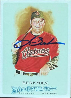 Lance Berkman Signed 2010 Topps Allen & Ginter Baseball Card - Houston Astros #200