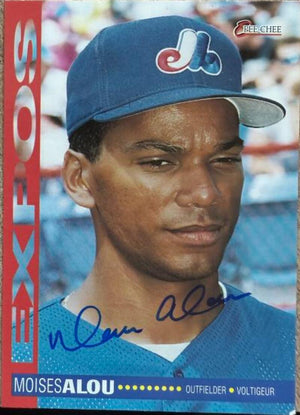Moises Alou Signed 1994 O-Pee-Chee Baseball Card - Montreal Expos
