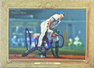 Carl Crawford Signed 2007 Topps Turkey Red Baseball Card - Tampa Bay Rays #53